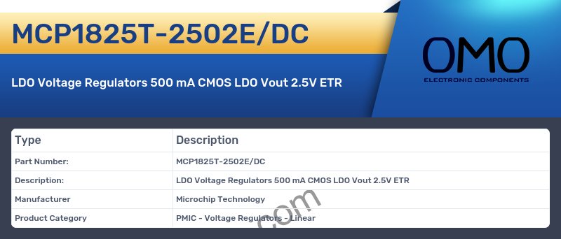 MCP1825T-2502E/DC