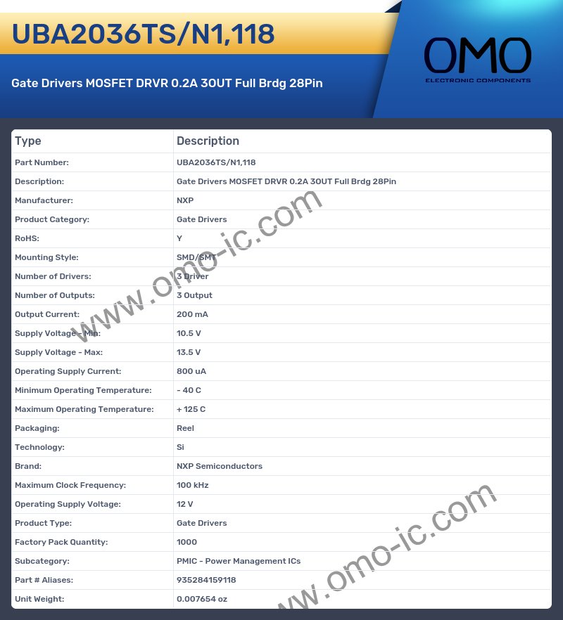 UBA2036TS/N1,118