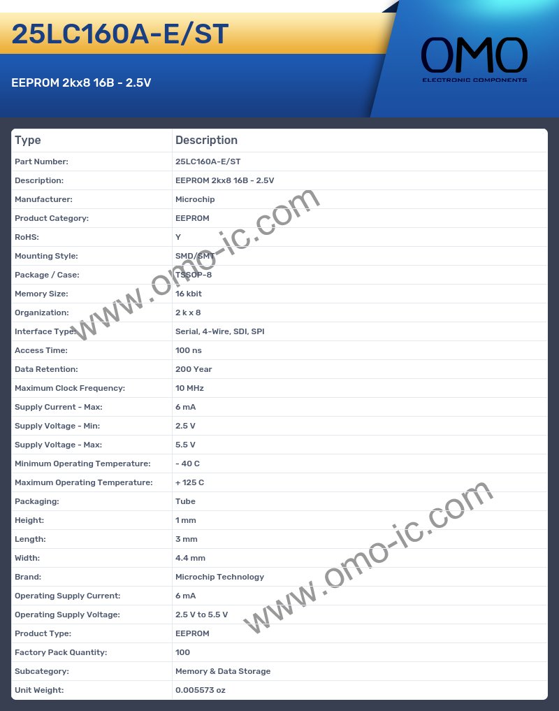 25LC160A-E/ST