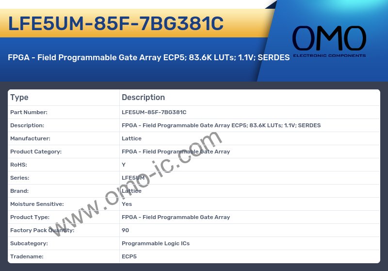 LFE5UM-85F-7BG381C