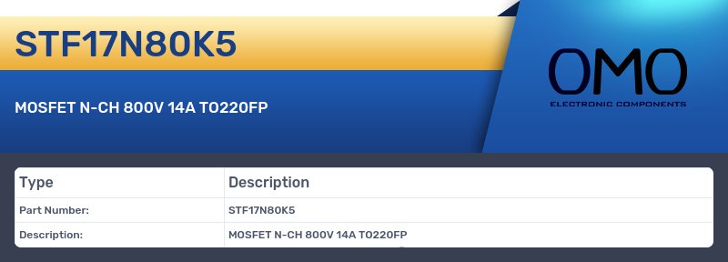 STF17N80K5
