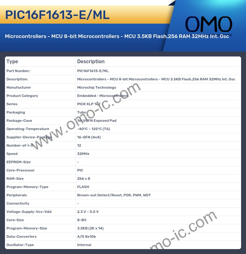 PIC16F1613-E/ML