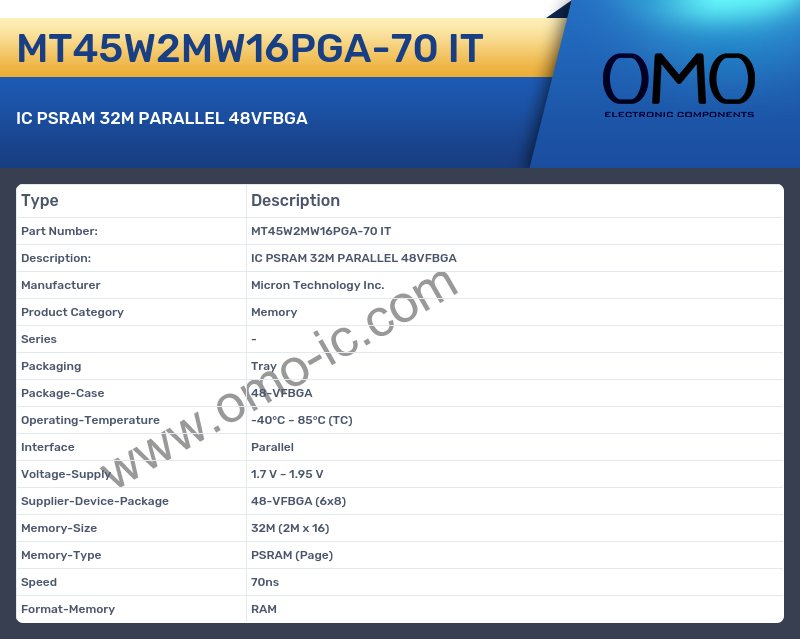 MT45W2MW16PGA-70 IT