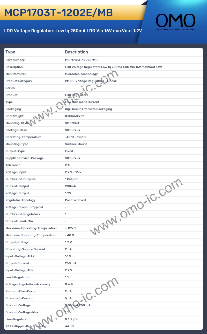 MCP1703T-1202E/MB