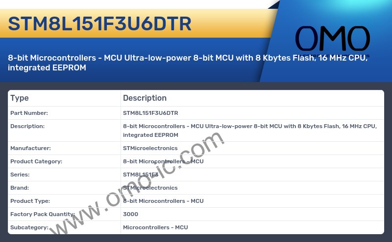STM8L151F3U6DTR