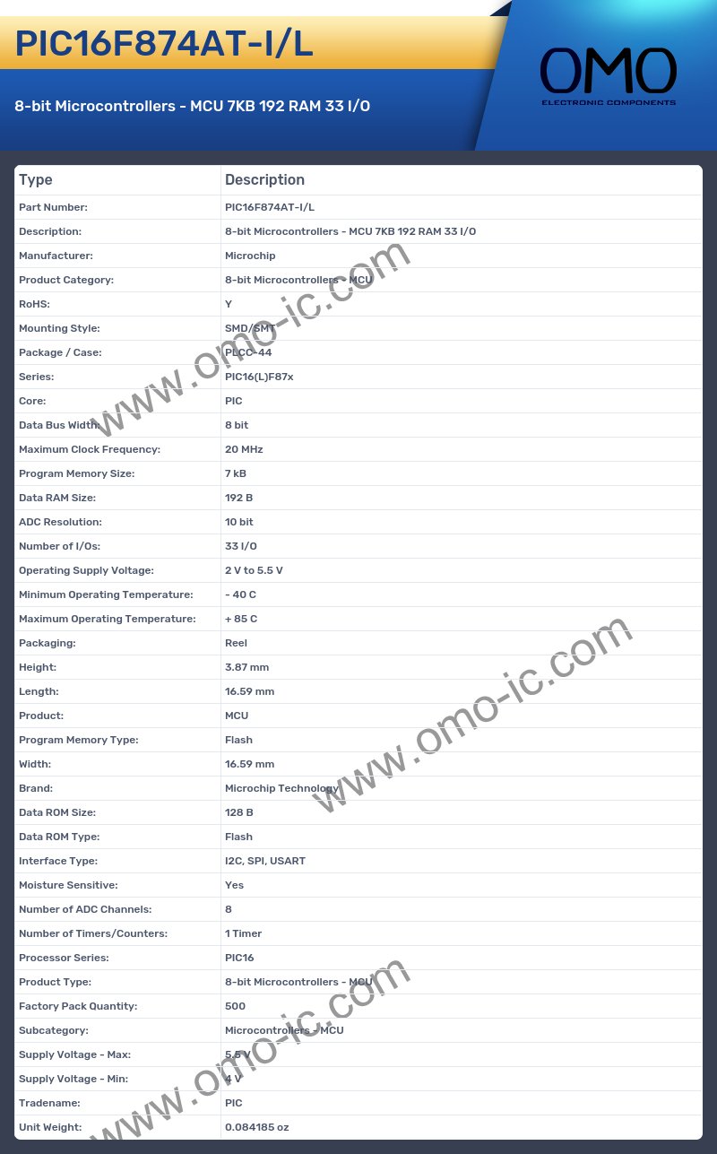 PIC16F874AT-I/L