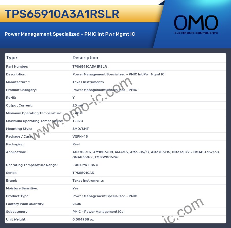 TPS65910A3A1RSLR