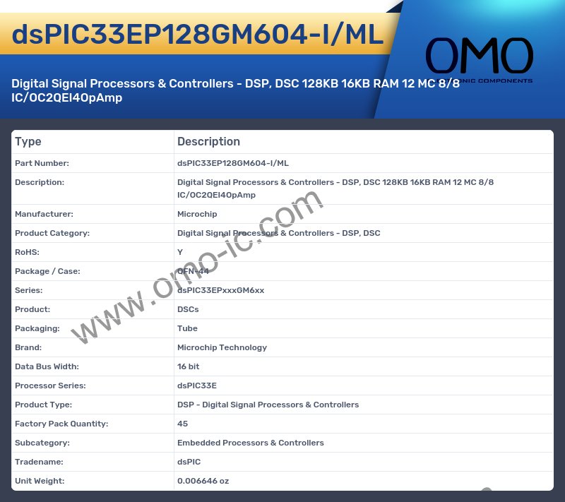 dsPIC33EP128GM604-I/ML