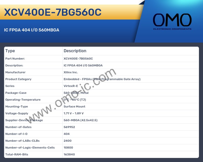 XCV400E-7BG560C