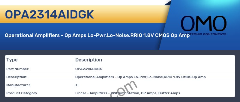 OPA2314AIDGK