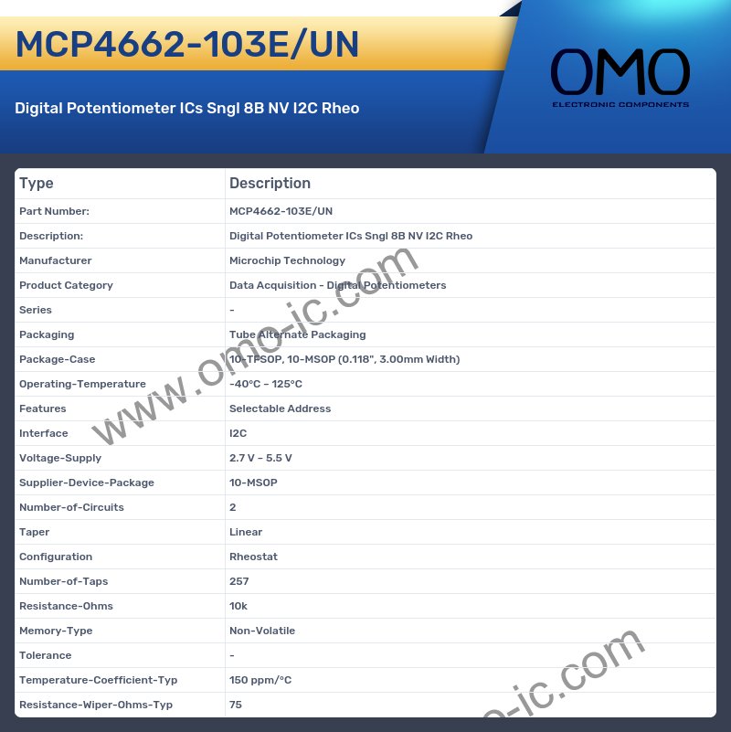 MCP4662-103E/UN