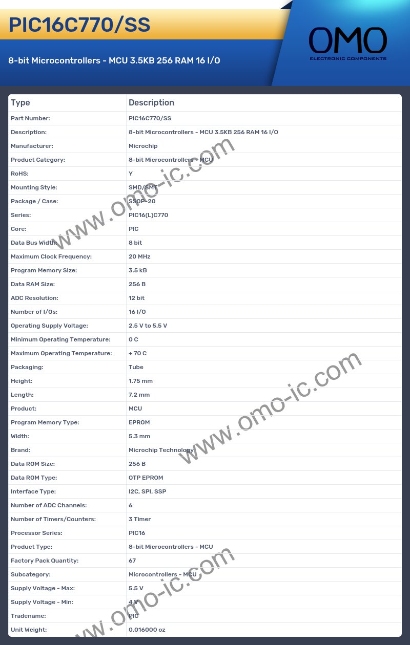 PIC16C770/SS