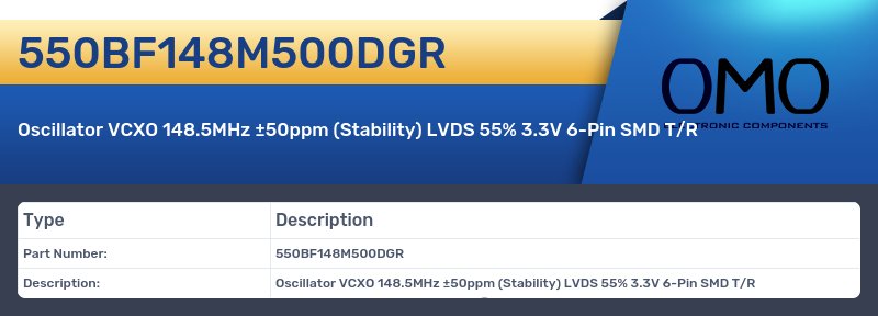 550BF148M500DGR