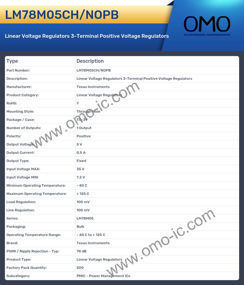 LM78M05CH/NOPB