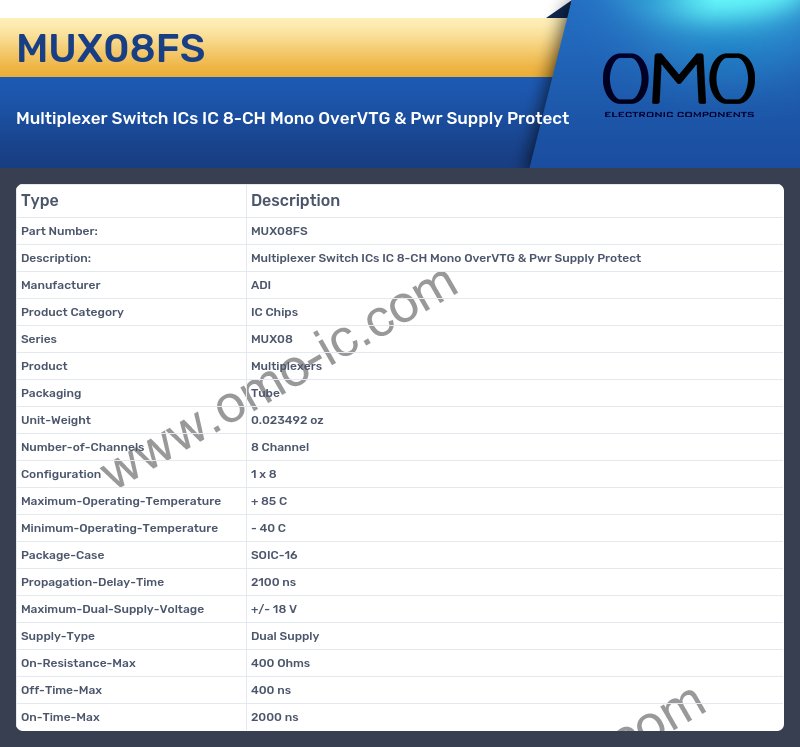 MUX08FS