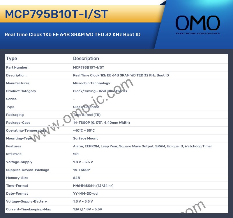MCP795B10T-I/ST