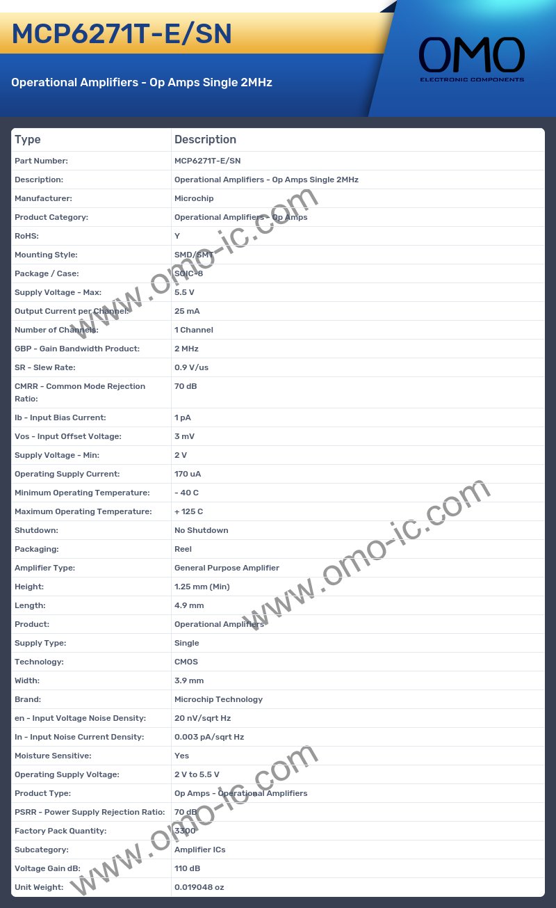 MCP6271T-E/SN