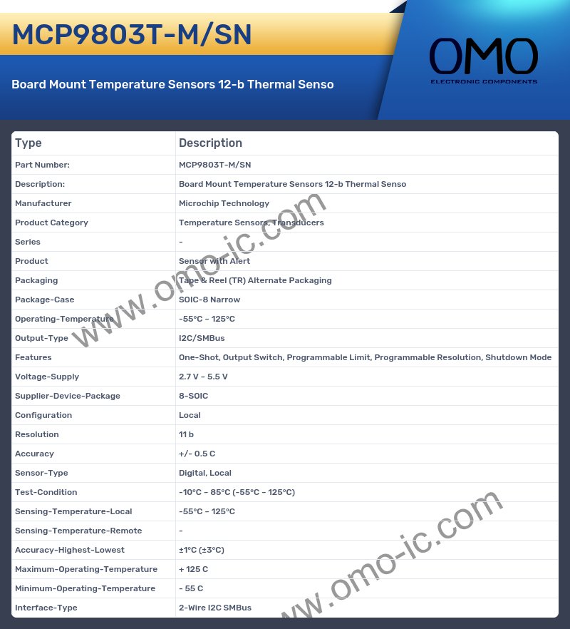 MCP9803T-M/SN