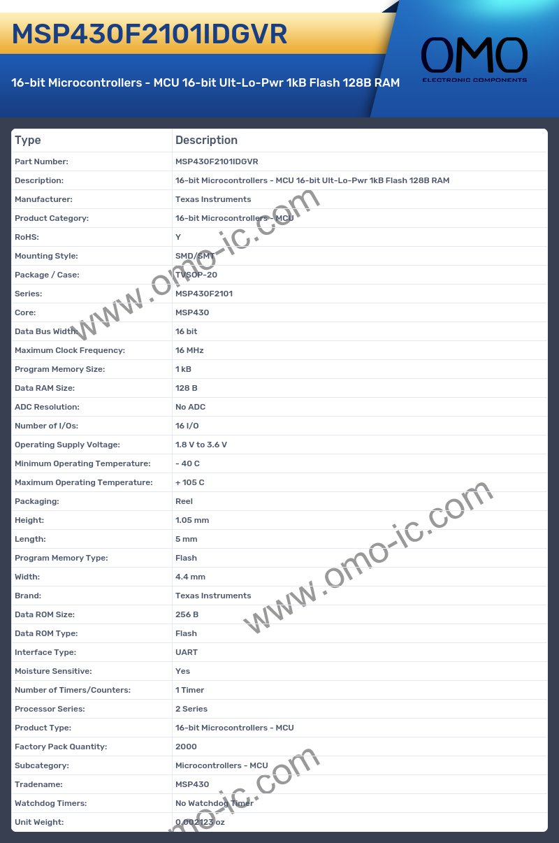 MSP430F2101IDGVR