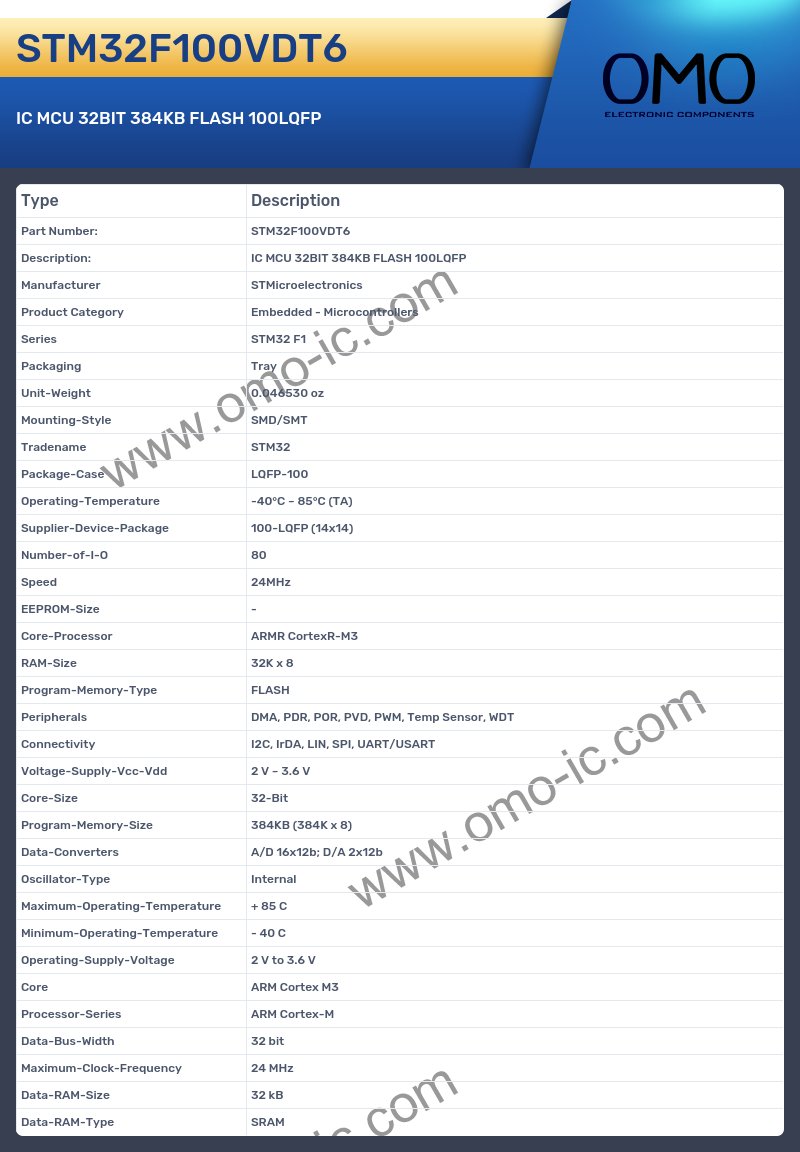 STM32F100VDT6