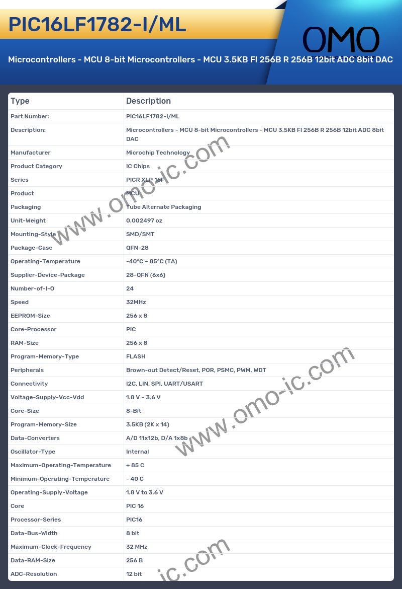 PIC16LF1782-I/ML