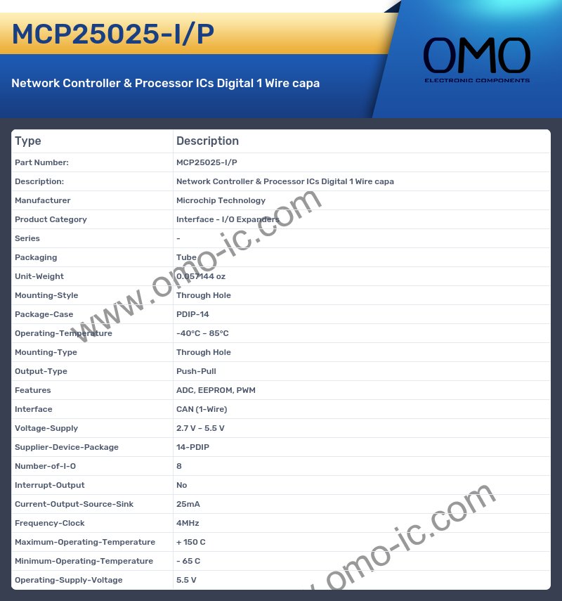 MCP25025-I/P