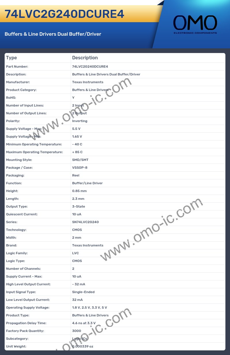 74LVC2G240DCURE4