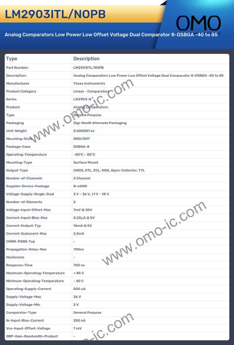 LM2903ITL/NOPB