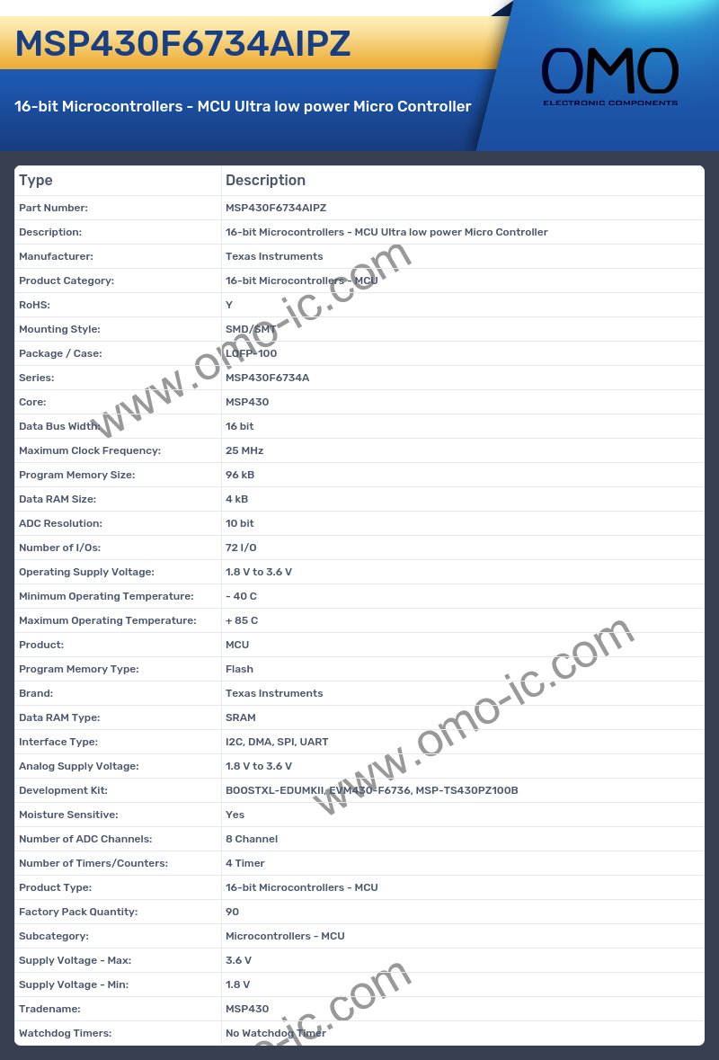MSP430F6734AIPZ