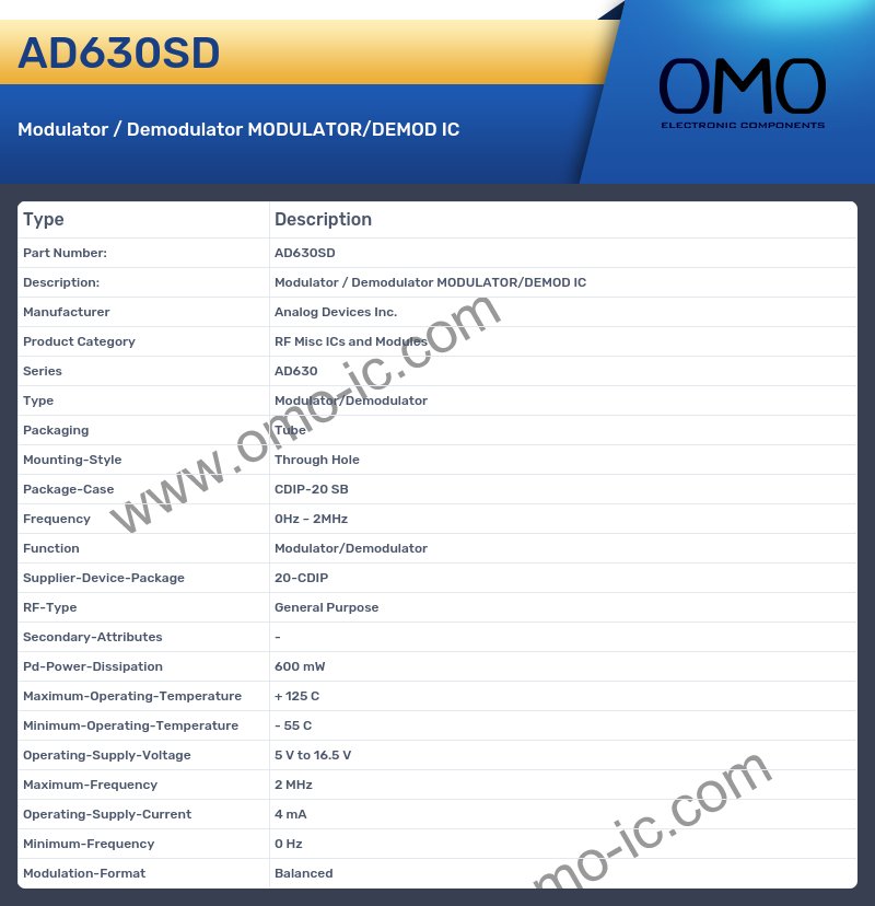 AD630SD