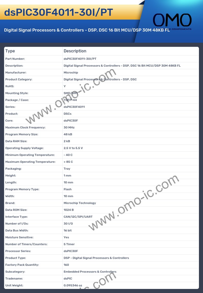 dsPIC30F4011-30I/PT