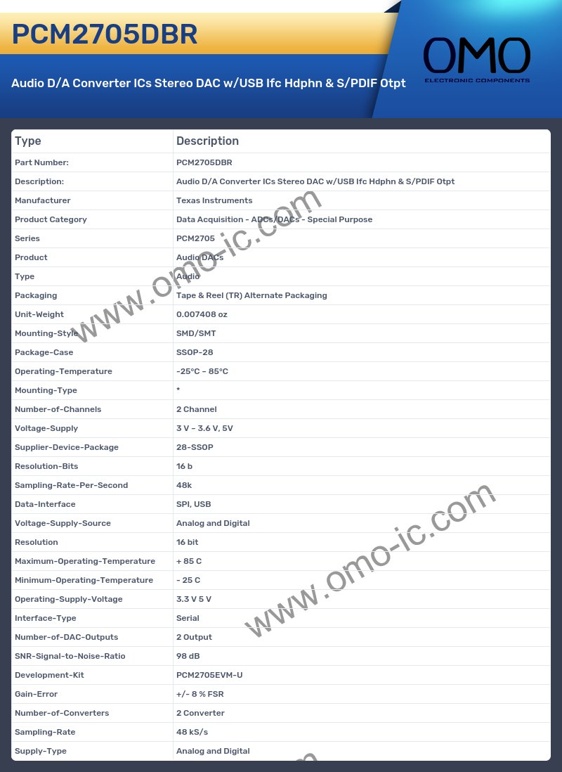 PCM2705DBR