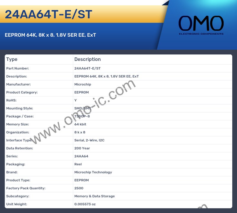 24AA64T-E/ST