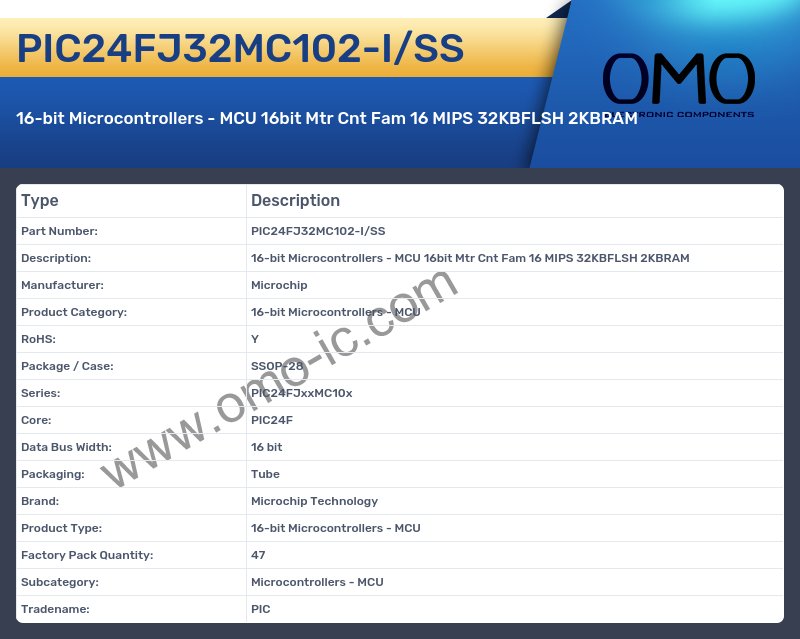 PIC24FJ32MC102-I/SS