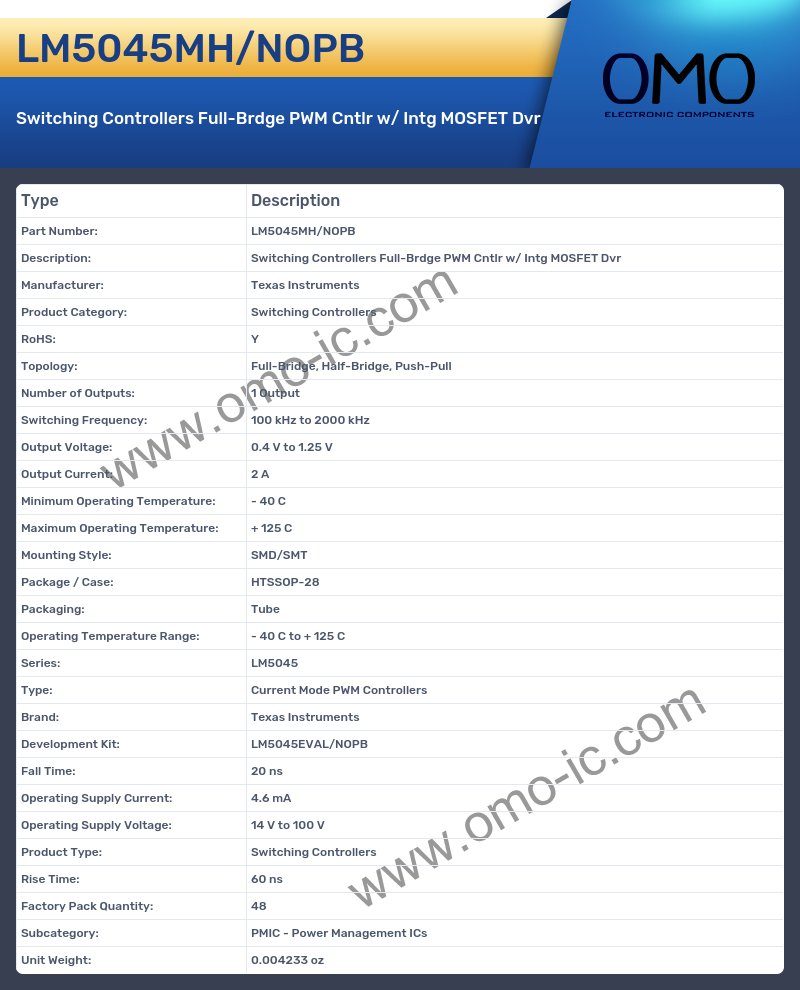 LM5045MH/NOPB