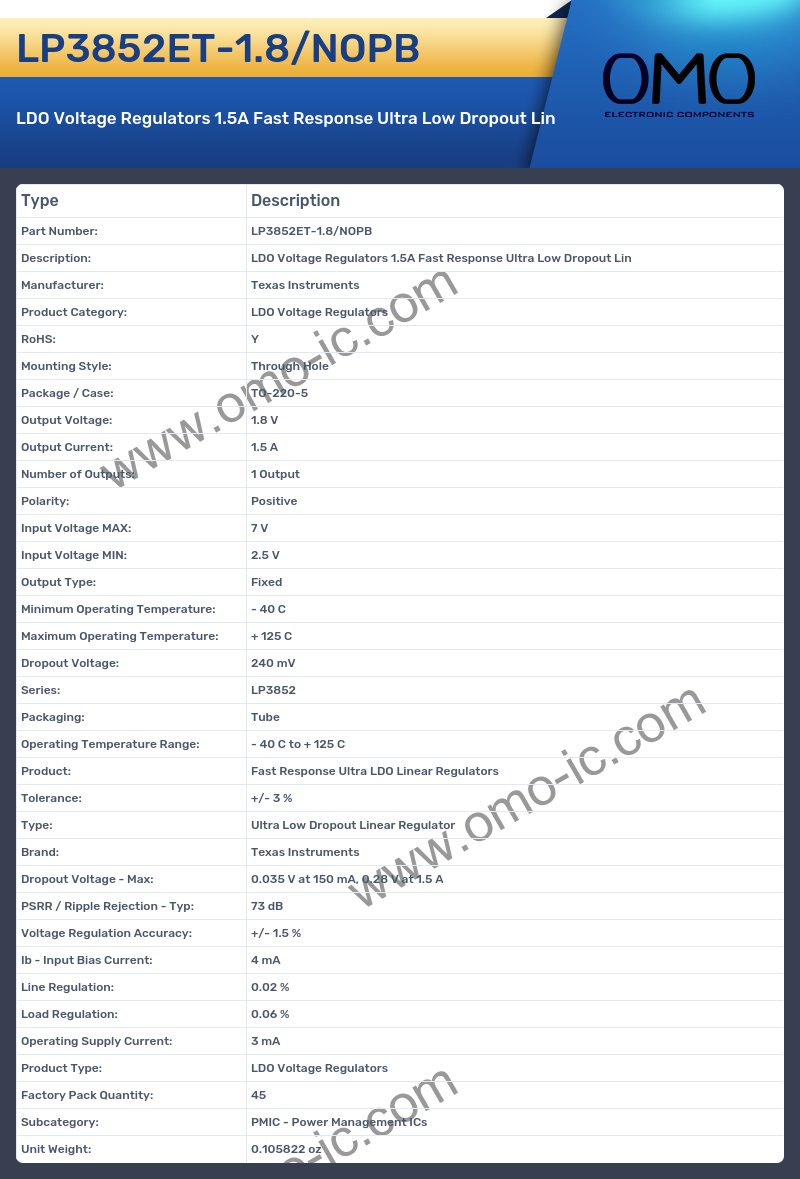 LP3852ET-1.8/NOPB