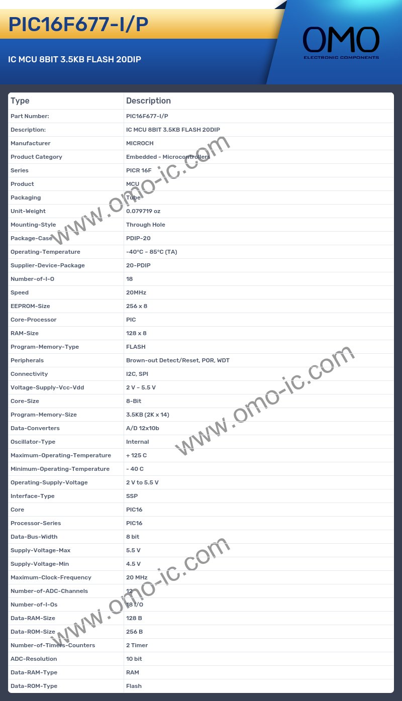 PIC16F677-I/P