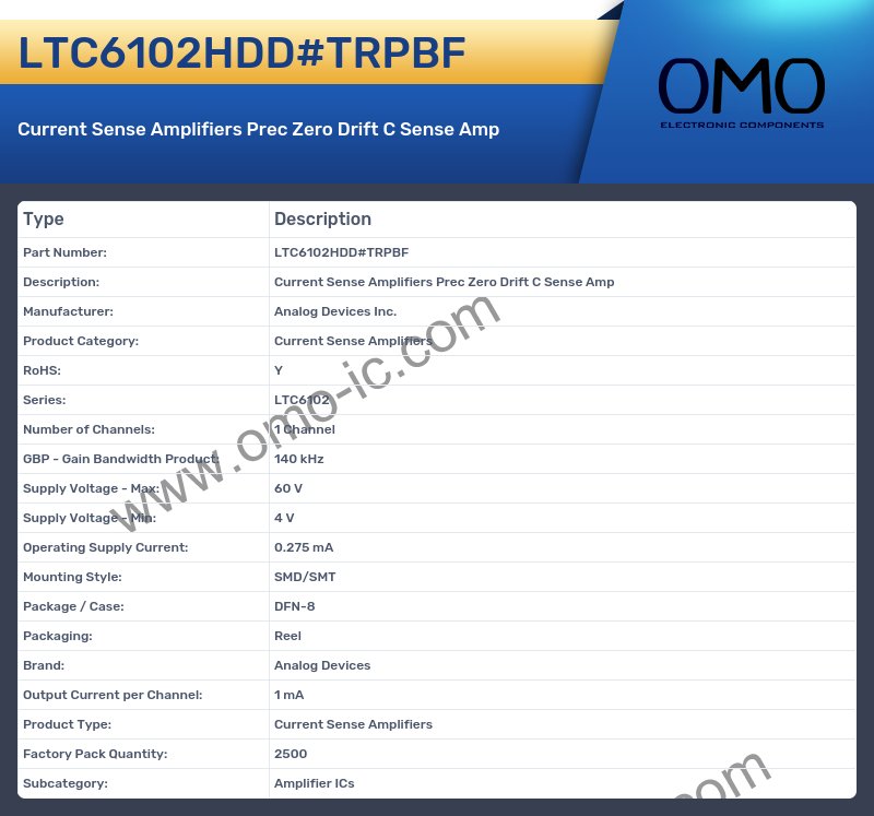 LTC6102HDD#TRPBF
