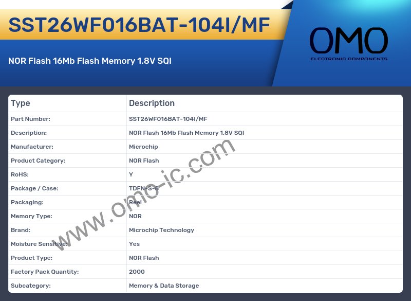 SST26WF016BAT-104I/MF