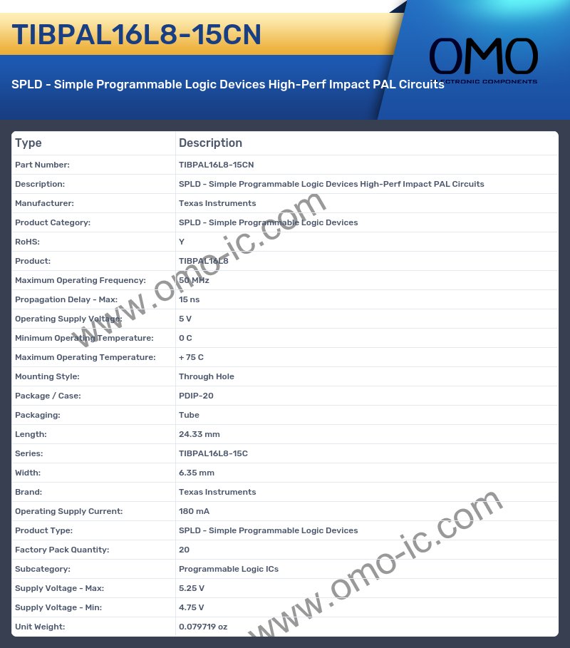TIBPAL16L8-15CN