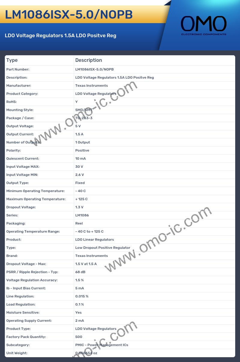 LM1086ISX-5.0/NOPB