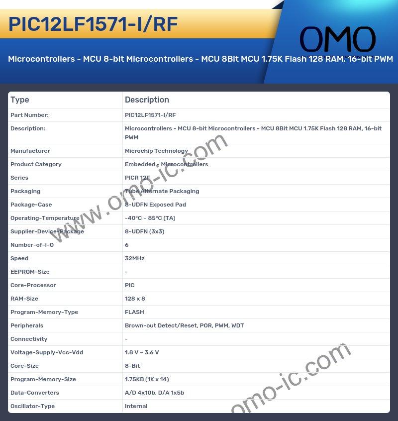 PIC12LF1571-I/RF