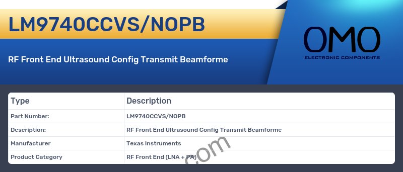 LM9740CCVS/NOPB