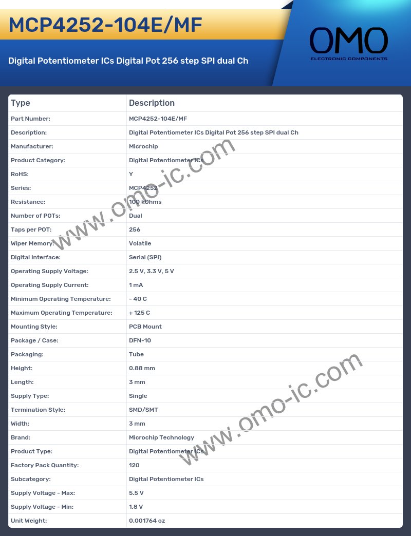 MCP4252-104E/MF