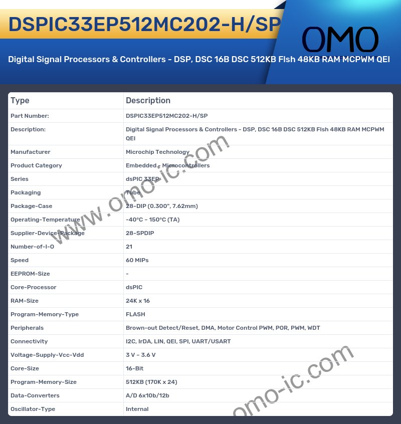 DSPIC33EP512MC202-H/SP
