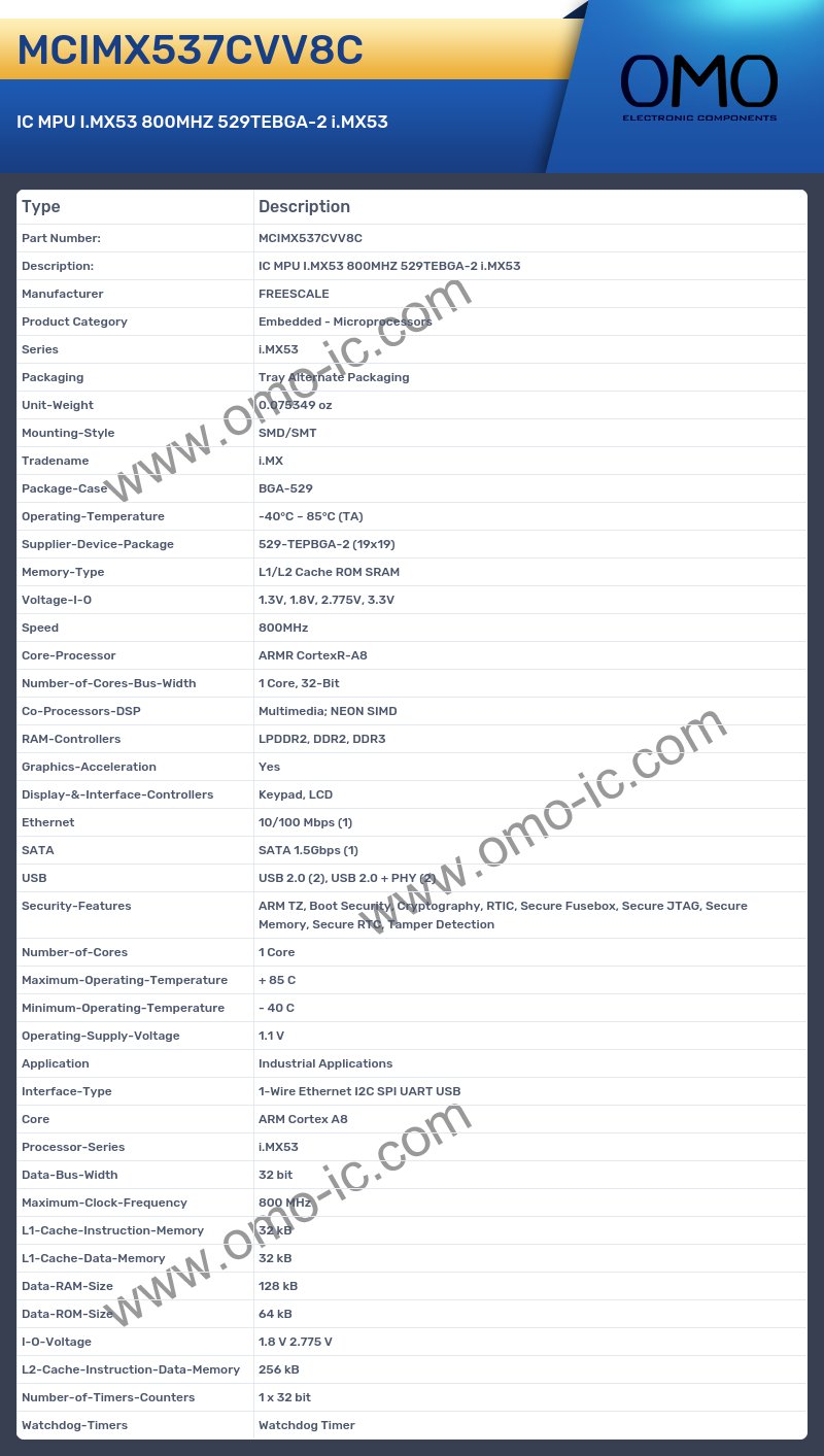 MCIMX537CVV8C