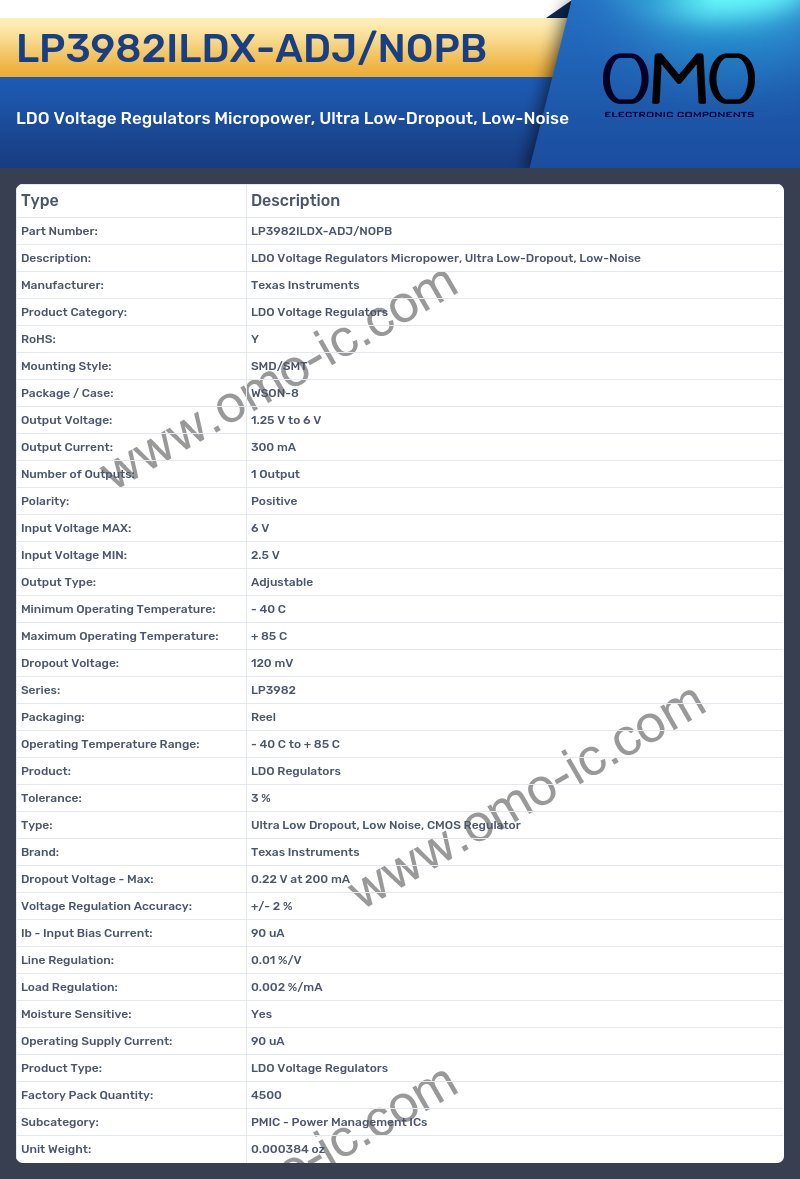 LP3982ILDX-ADJ/NOPB