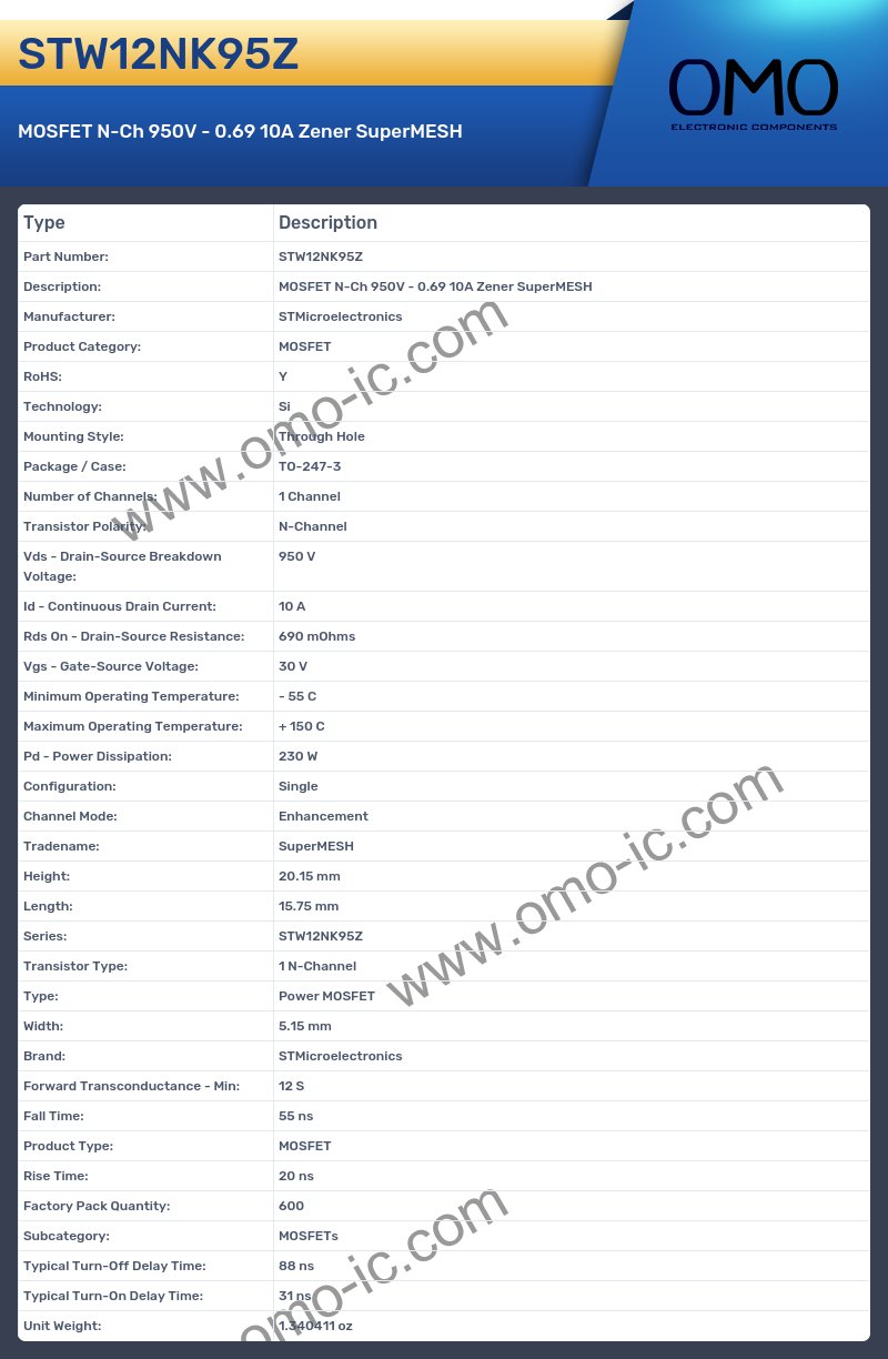STW12NK95Z