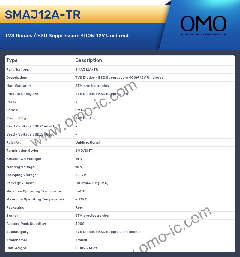 SMAJ12A-TR