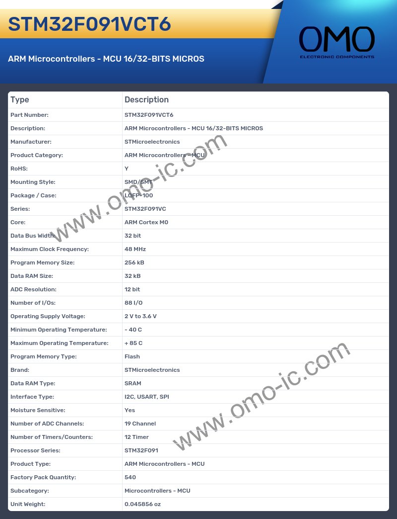 STM32F091VCT6